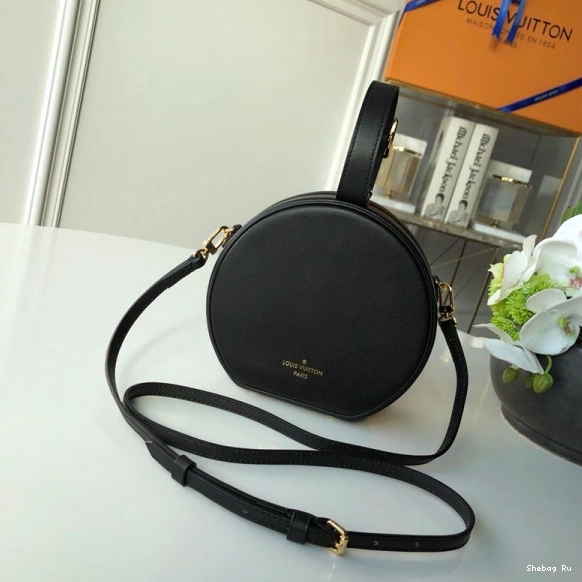 Louis BOITE CHAPEAU Alligator PETITE Vuitton With Leather 0821